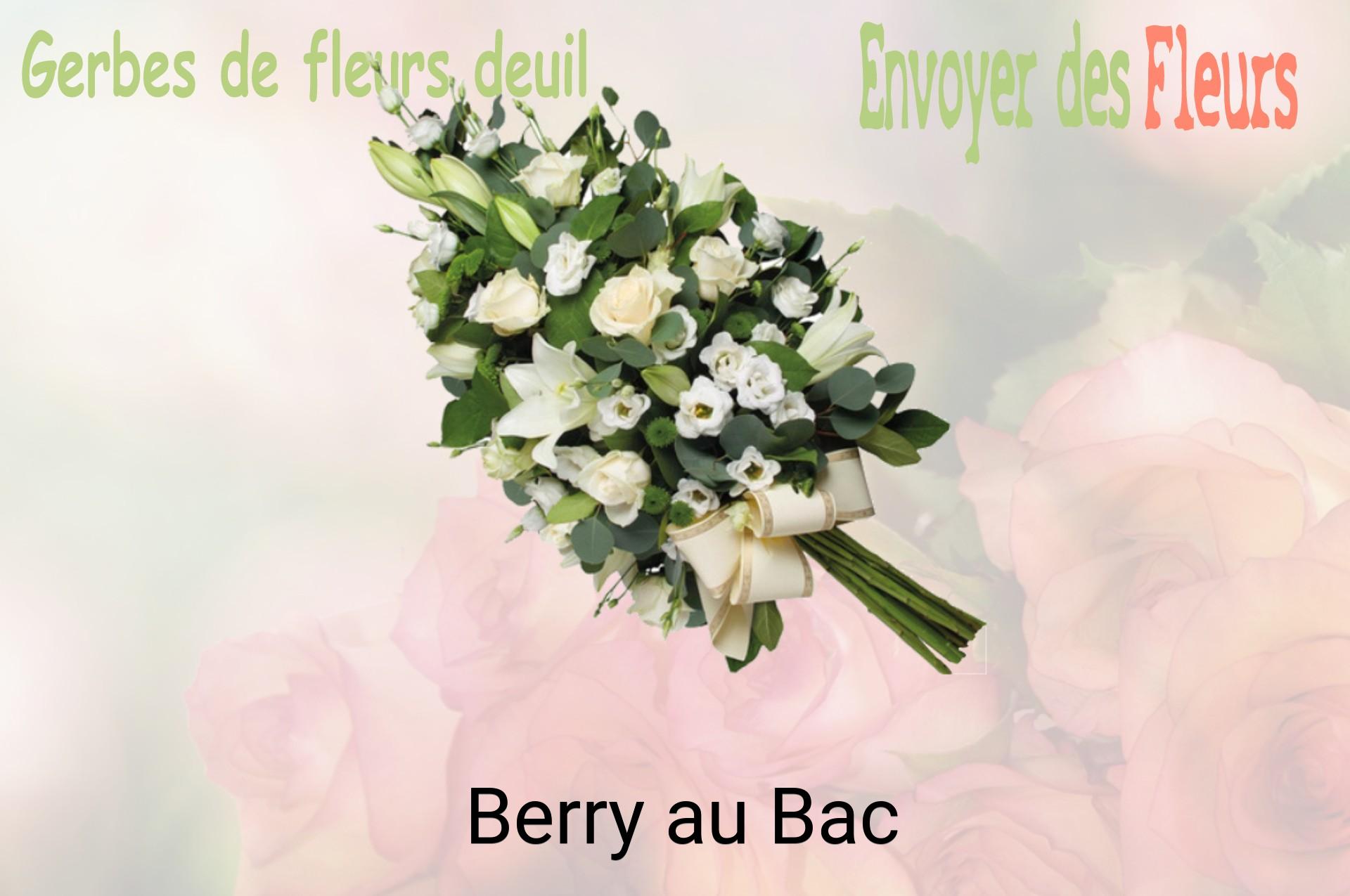 Gerbe de fleurs de deuil livrée à Berry-au-Bac